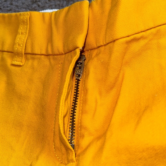 J. Crew Yellow Women's Chino Shorts - Picture 7 of 8
